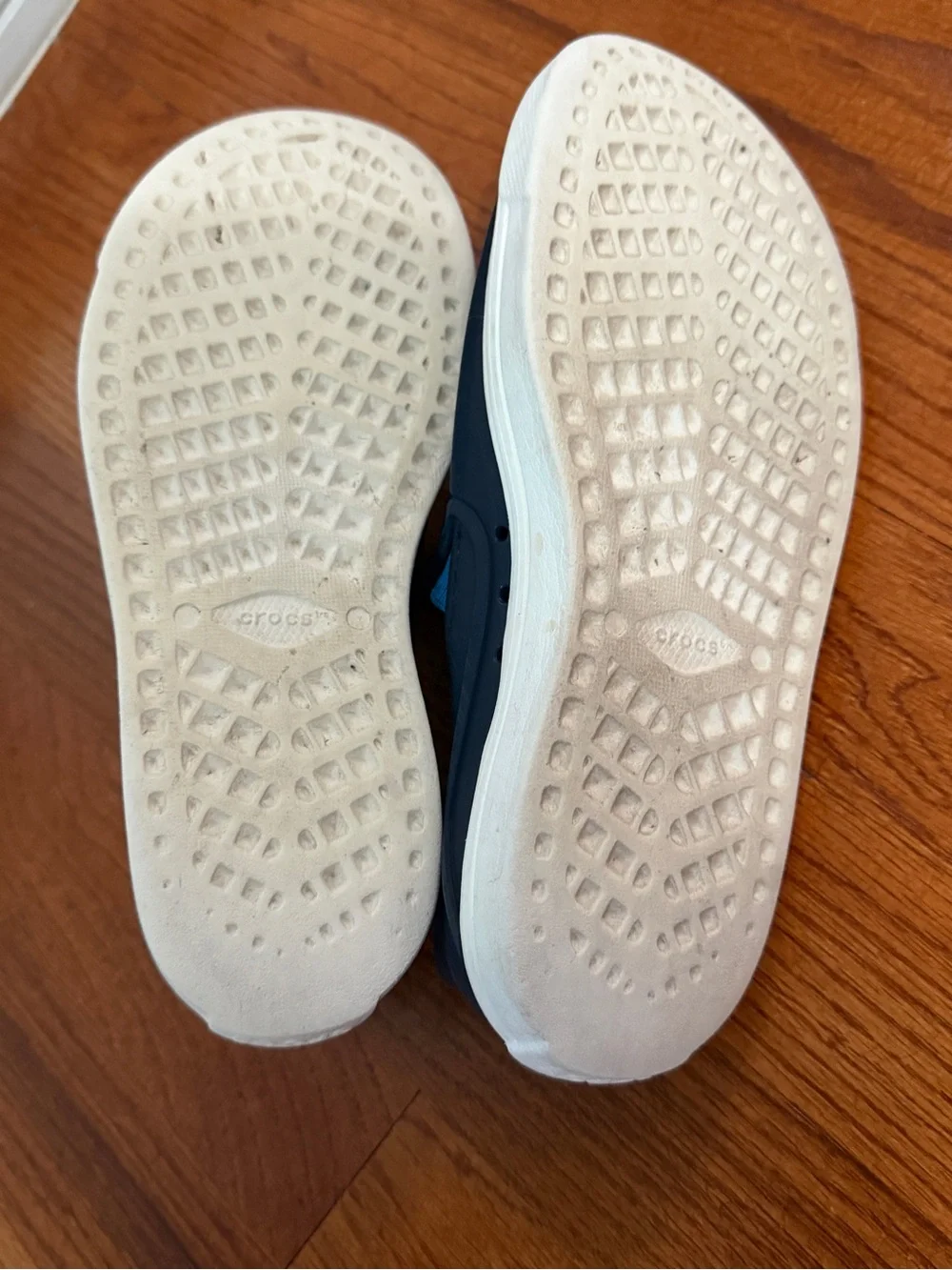 Crocs LiteRide Navy Blue Slip-On Comfort Shoes Youth Boys Size 3
